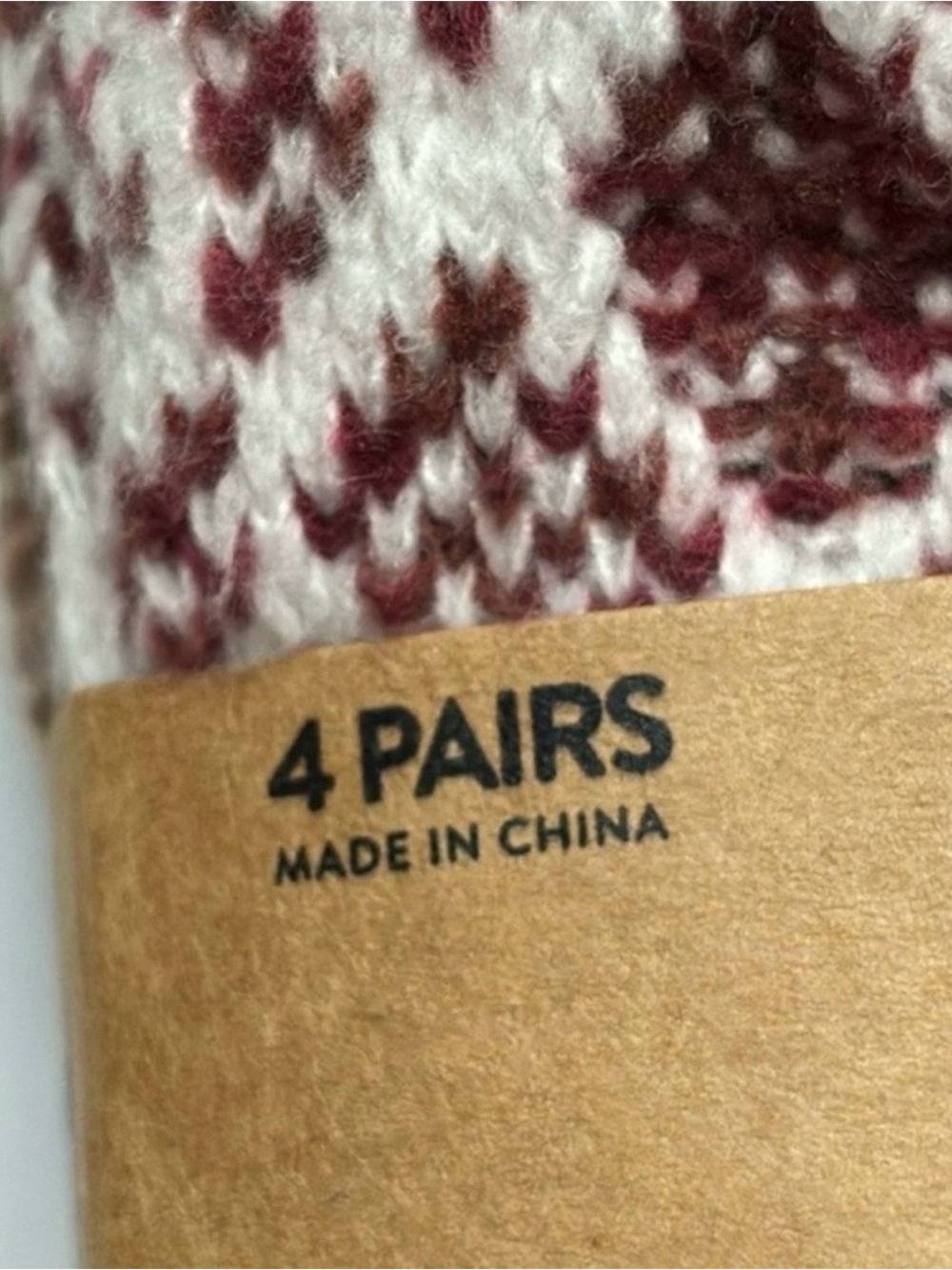 New Born Socks Women’s 4 Pair Burgundy & Brown Super Soft Casual Activewear Fall - Picture 9 of 12